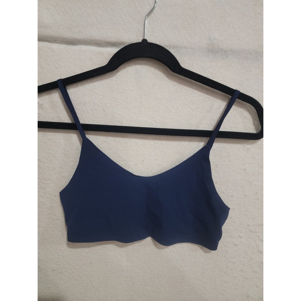 Victoria's Secret Navy Blue‎ Seamless Wireless Bralette Size M Lounge Comfort